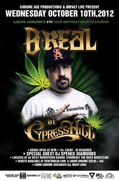 LC's 9th B-Day Bash: B-REAL Of CYPRESS HILL