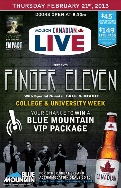 FINGER ELEVEN LIVE AT BLUE MOUNTAIN