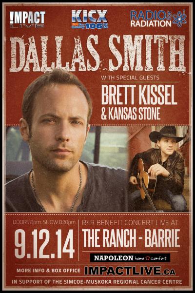 Dallas Smith, Brett Kissel & Kansas Stone SOLD-OUT!