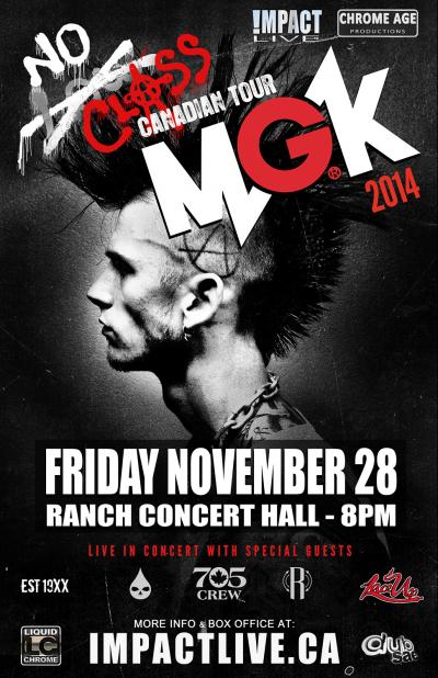 MACHINE GUN KELLY - NO CLASS Tour 2014