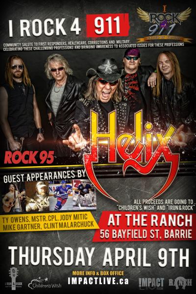 HELIX Headlines I ROCK For 911 Benefit Concert!